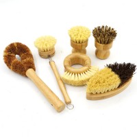 Chinese Professional Supplier 6PCS Combination Custom Wooden Brush for Kitchen