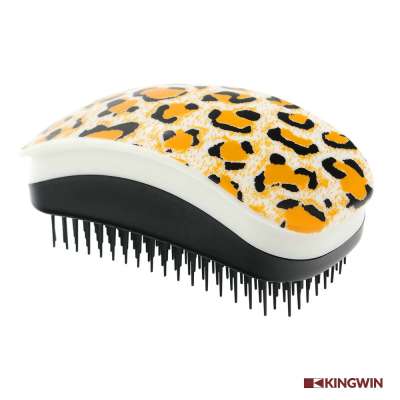 woman smooth detangle hair brush for natural hair,detangle hair brush Animal design printing detangling brush