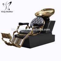 2020 Vintage shampoo sink back wash basin unit portable hair salon hairdressing chair shampoo bed